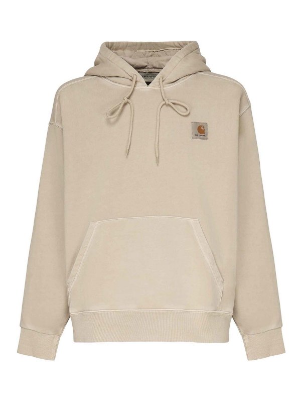 CARHARTT: Sweatshirts & Sweaters - Nelson Cotton Jersey Hoodie