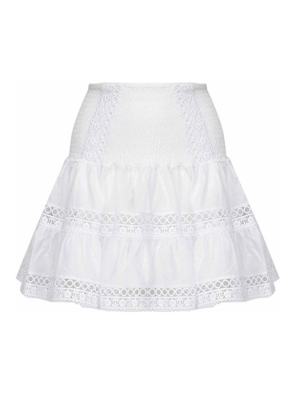CHARO RUIZ: Mini jupes - Mini Jupe - Blanc
