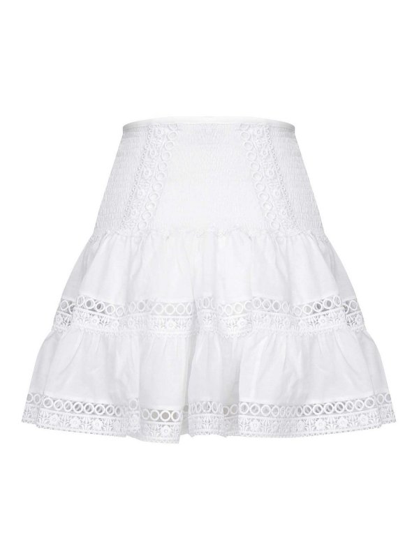 The Best Shops CHARO RUIZ: Mini jupes - Mini Jupe - Blanc