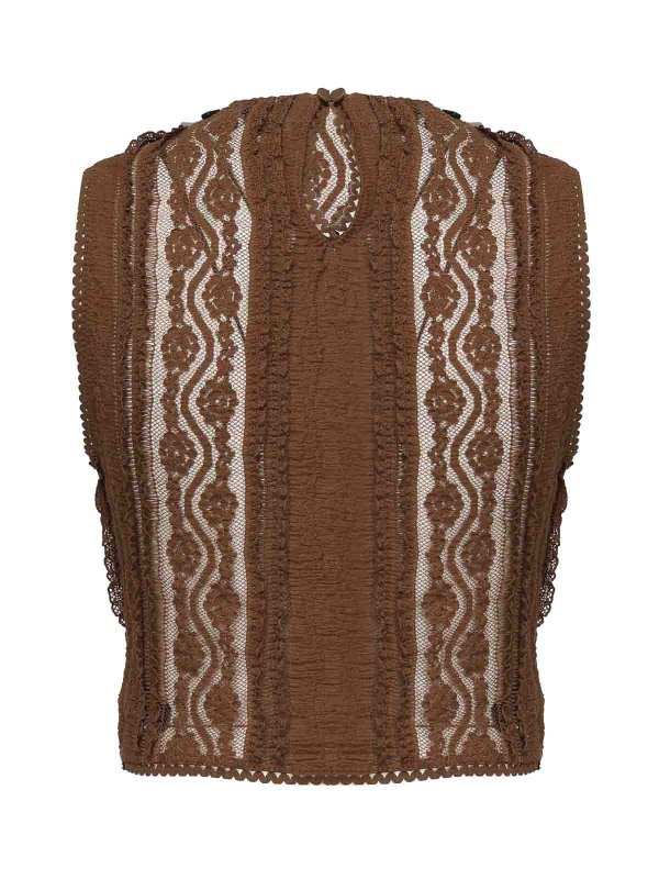 The Best Shops CHARO RUIZ: Tops & Débardeurs - Top - Marron