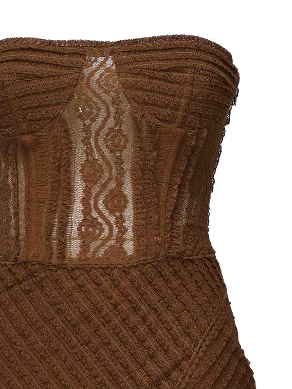 The Best Shops CHARO RUIZ: Vestidos largos - Vestido Largo - Marrón