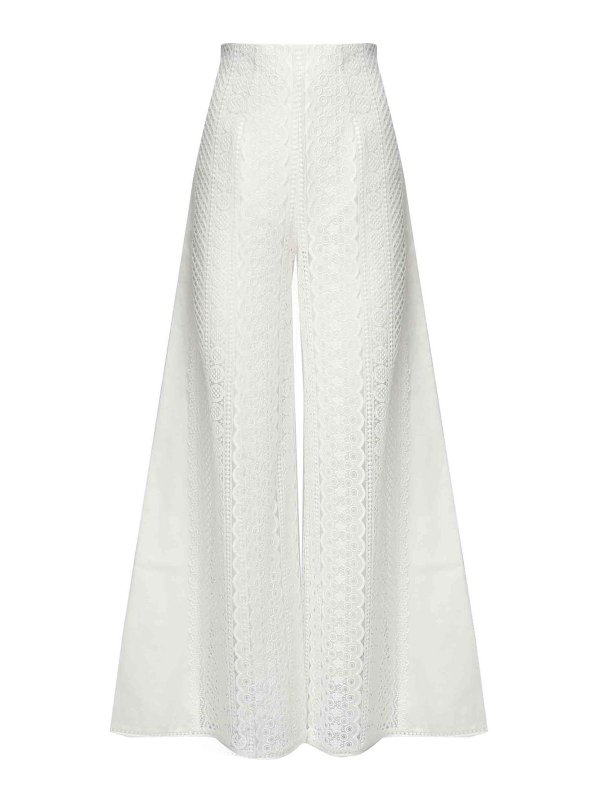 CHARO RUIZ: Pantalons casual - Pantalons Décontractés - Blanc