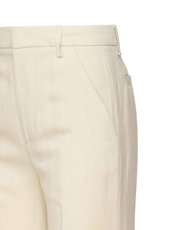 The Best Shops DONDUP: Pantalons casual - Pantalons Décontractés - Blanc