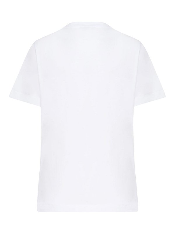 The Best Shops DONDUP: t-shirts - Cotton Jersey T-Shirt With Logo