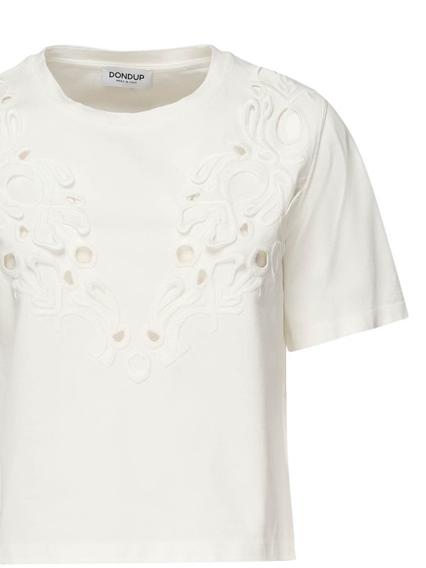 The Best Shops DONDUP: T-shirts - T-Shirt - Weiß