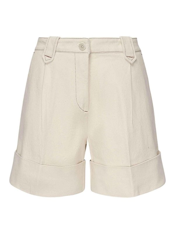 FAY: Trousers Shorts - Cotton Shorts With Cuff