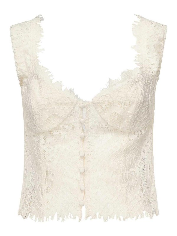 FOR LOVE & LEMONS: Tops & Tank tops - Waverly Lace Top