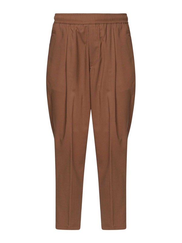 GIULIANO GALIANO: Trousers Shorts - Fresh Trousers In Cool Wool