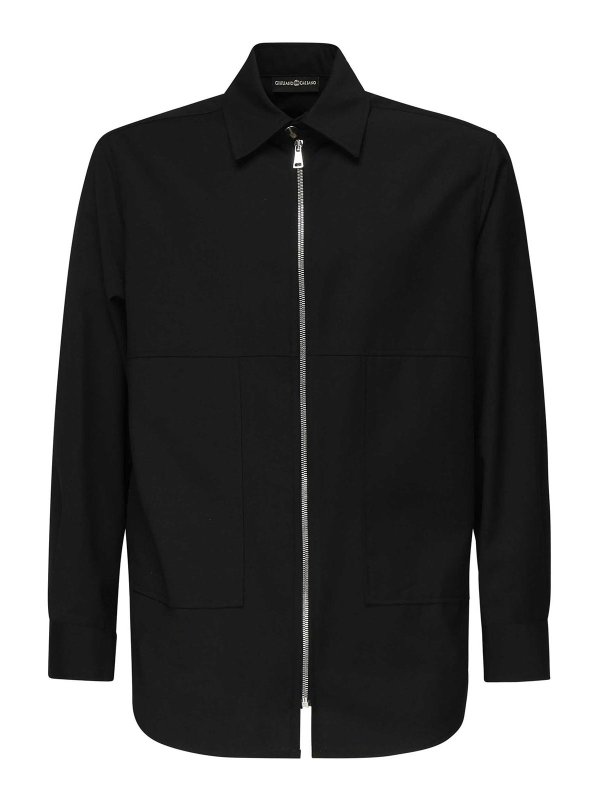 GIULIANO GALIANO: shirts - Horse Zip Shirt