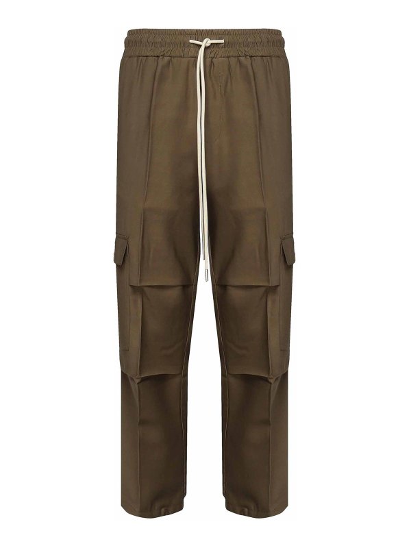 GIULIANO GALIANO: casual trousers - Cargo Pants Parrot