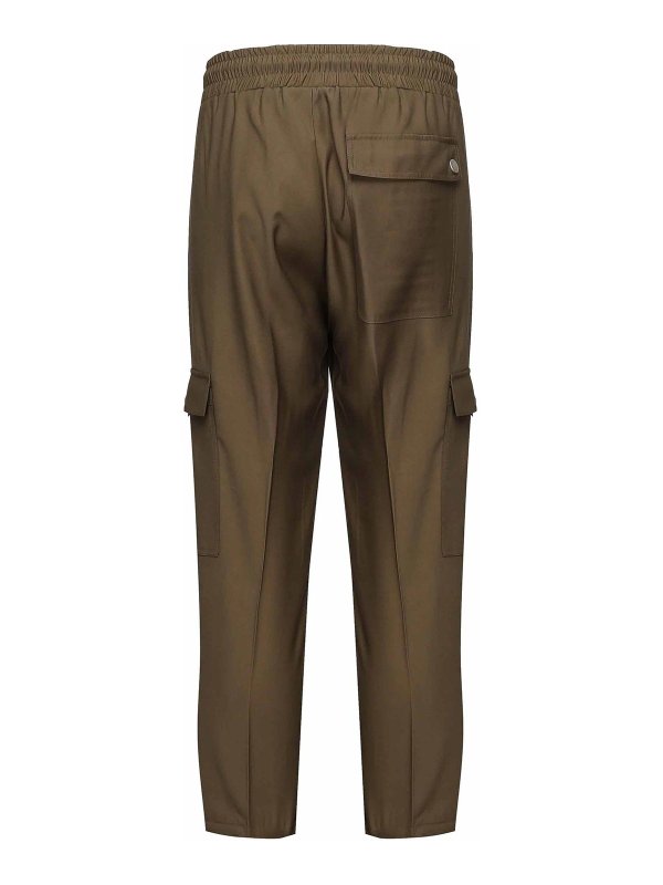 GIULIANO GALIANO: casual trousers online - Cargo Pants Parrot