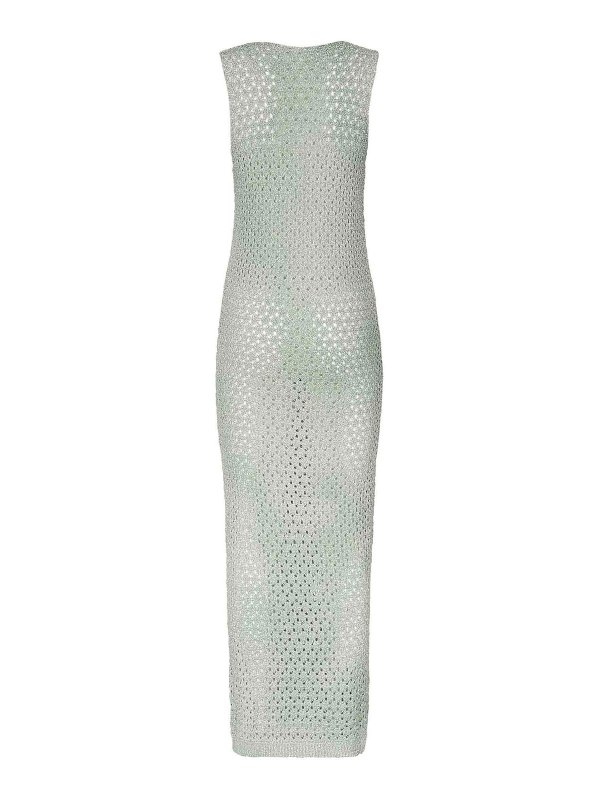 The Best Shops AKEP: maxi dresses - Long Dress In Metallic Lurex
