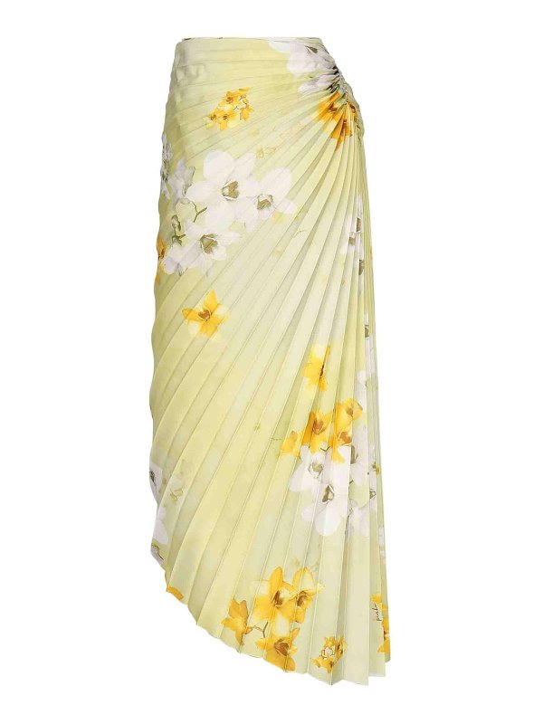 Pinko: Faldas media pierna y semilargas online - Falda Semilarga - Verde