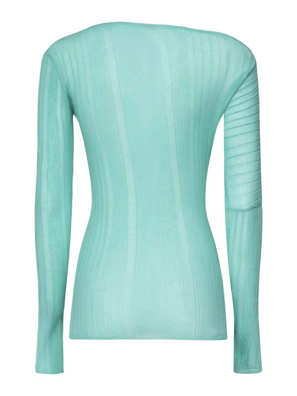 The Best Shops Pinko: crew necks - Vallelunga Asymmetric Sweater