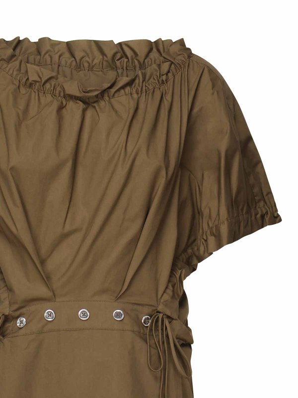 Pinko: short dresses online - Short Poplin Tunic Dress