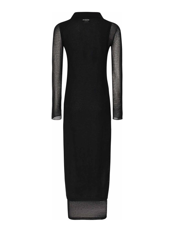 The Best Shops Pinko: ニーレングスドレス - 膝丈ドレス - 黒