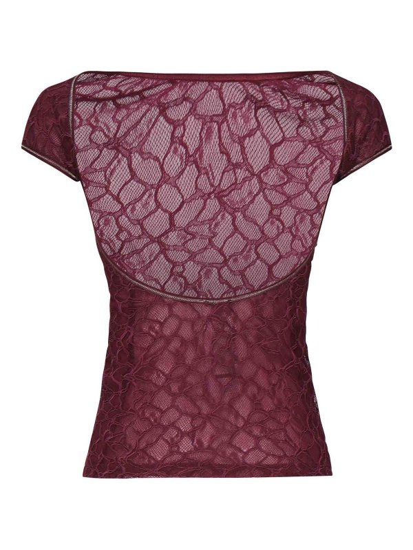 The Best Shops Pinko: Tops und Tank Tops - Top - Dunkelrot