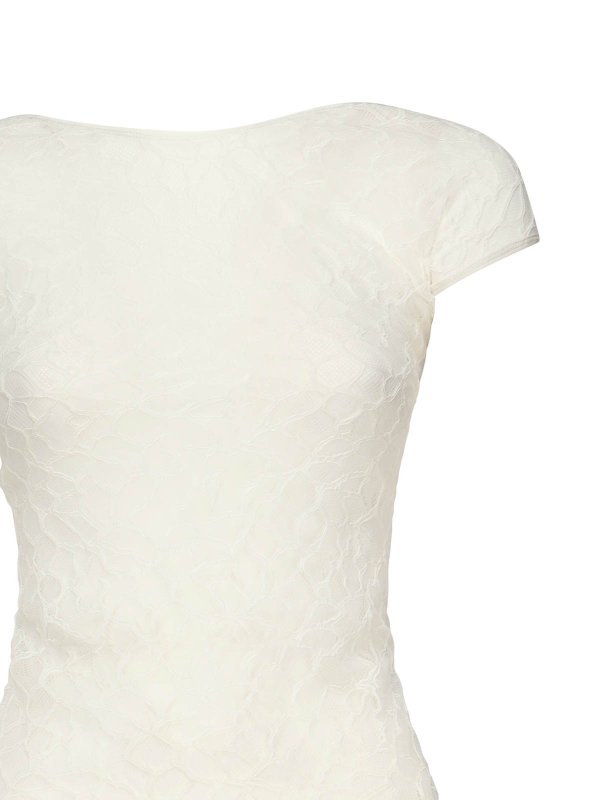 Pinko: Tops & Tank tops online - Lace Fitted Top