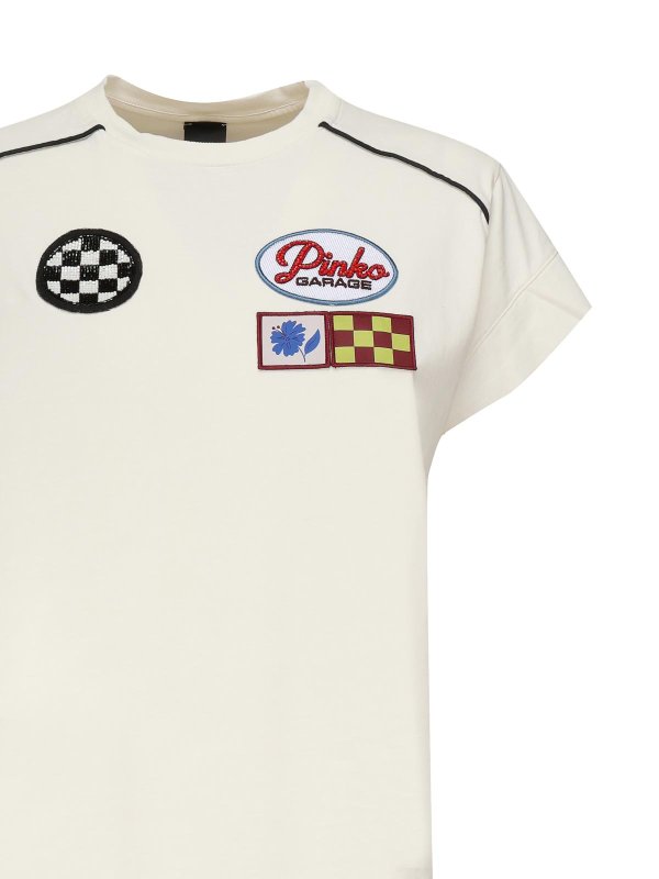 Pinko: T-shirts online - T-Shirt - Weiß
