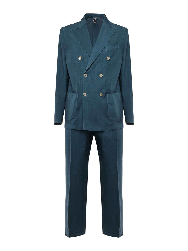 SANTANIELLO: フォーマルスーツ - フォーマルスーツ - ブルー