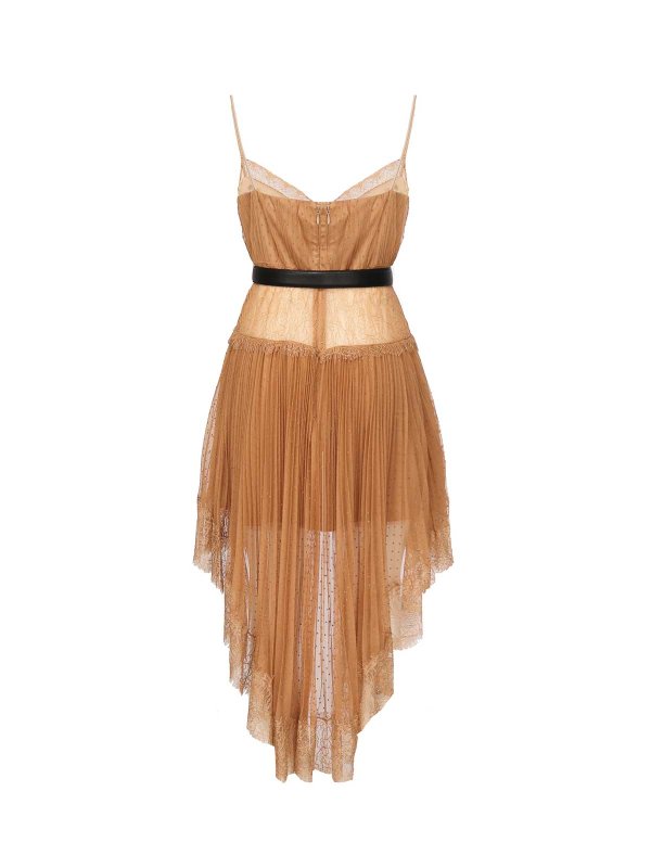 The Best Shops Self Portrait: short dresses - Polka Dot Mesh Mini Dress