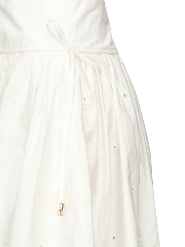 Self Portrait: ニーレングススカート＆ミディ丈 online - 膝丈/ミディスカート - 白