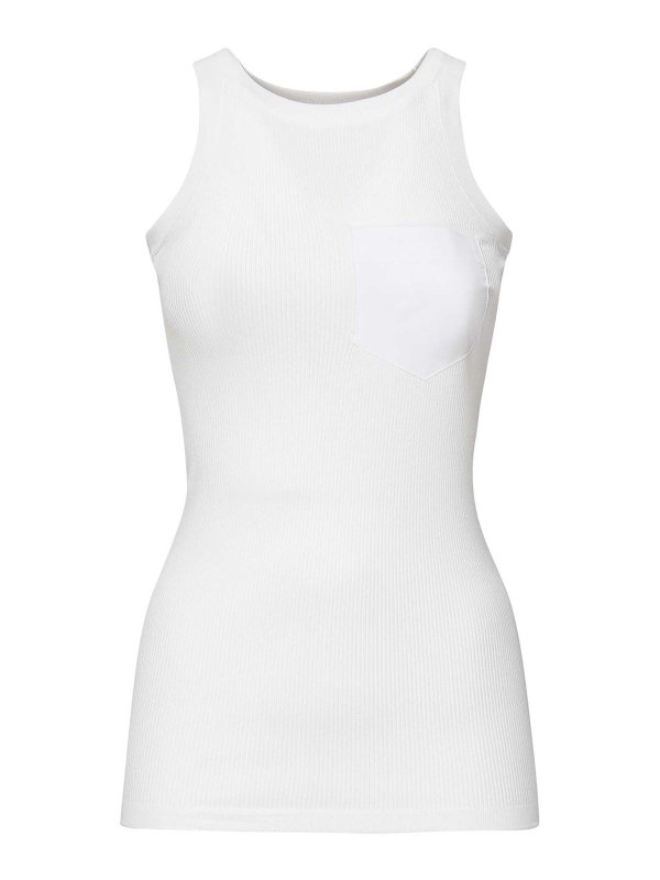 SPORTMAX: Tops und Tank Tops - Top - Weiß