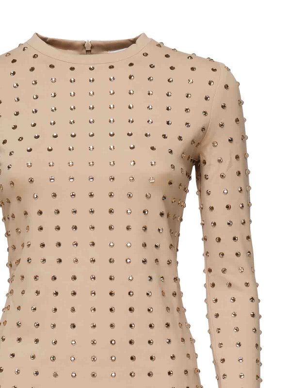 The Best Shops SPORTMAX: t-shirts - Negus  T-Shirt With Strass