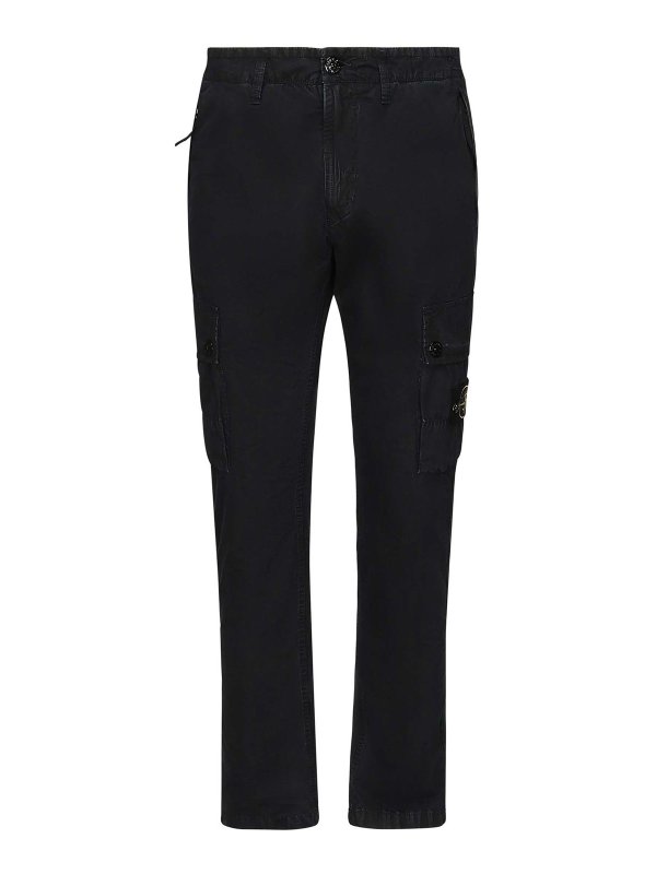 STONE ISLAND: casual trousers - Cargo Pants With Pockets