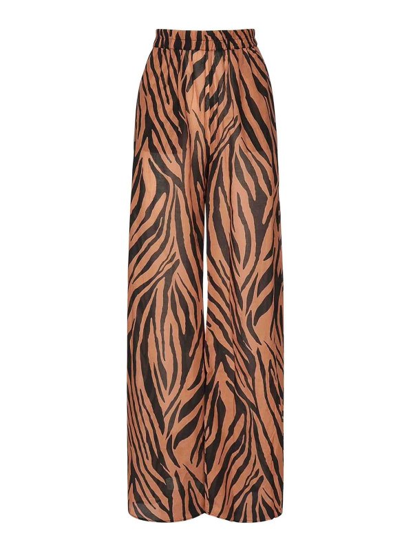 THE ANDAMANE: カジュアルトラウザー - カジュアルパンツ - ブラウン