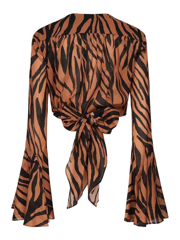 The Best Shops THE ANDAMANE: Tops & Tank tops - Wynn Zebra Print Top
