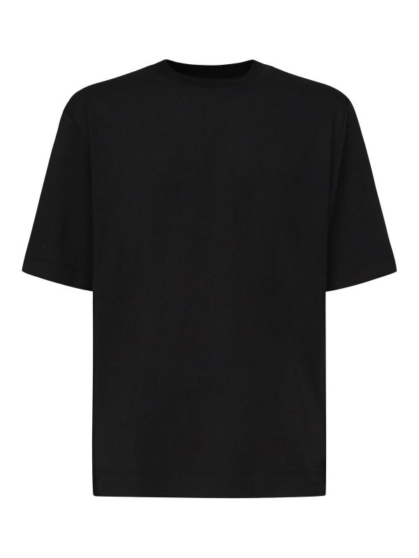 ZEGNA: t-shirts - Cotton And Silk T-Shirt