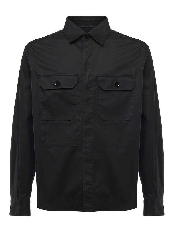 ZEGNA: Hemden - Hemd - Schwarz