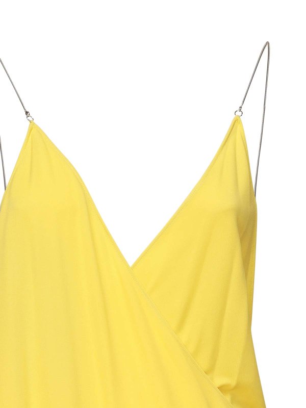 The Best Shops Alaïa: Knielange Kleider - Knielanges Kleid - Gelb