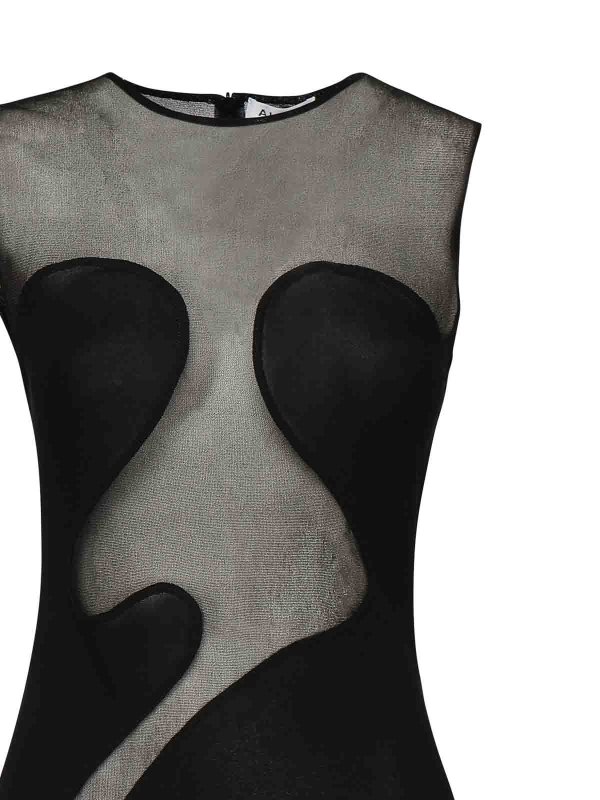 ワンピース Alaia BODY CONSCIOUS KNITTED TAILORED DRESS Alaïa Body Conscious Knitted Tailored Dress | AA9R2654K061A995