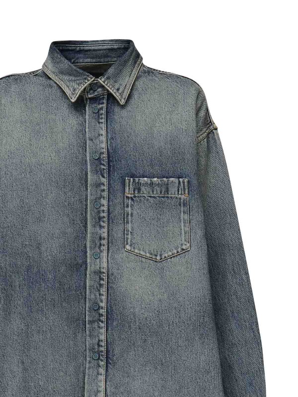 The Best Shops BALENCIAGA: シャツ - シャツ - ブルー