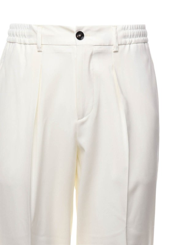 The Best Shops BEABLE: Pantalons casual - Pantalons Décontractés - Blanc