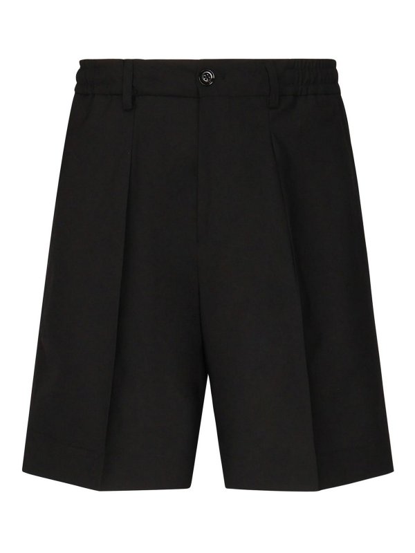 BEABLE: トラウザーショーツ - ショートパンツ - 黒