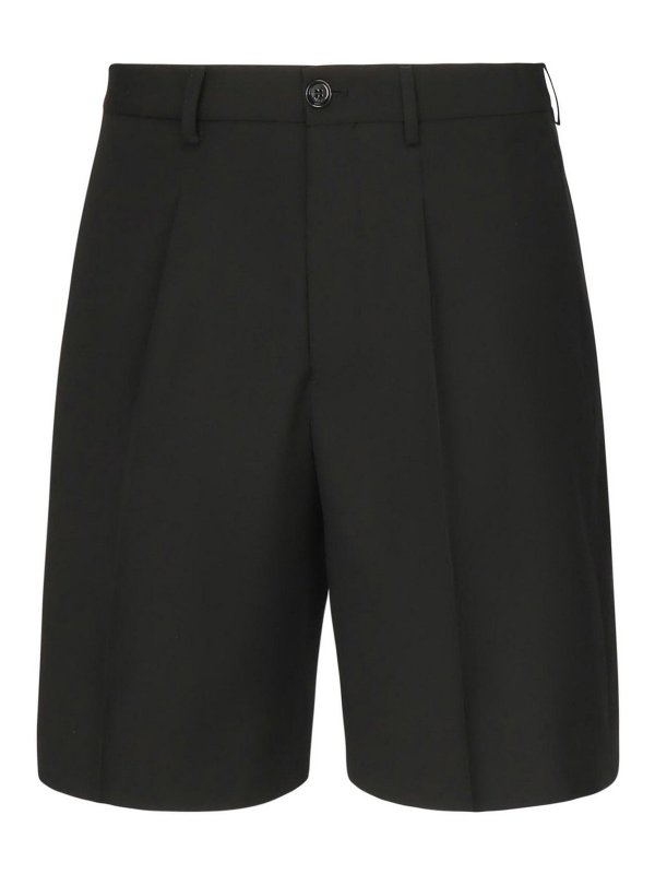 BEABLE: トラウザーショーツ - ショートパンツ - 黒