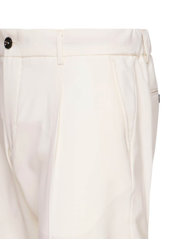 The Best Shops BEABLE: Casual Hosen - Casual Hose - Weiß