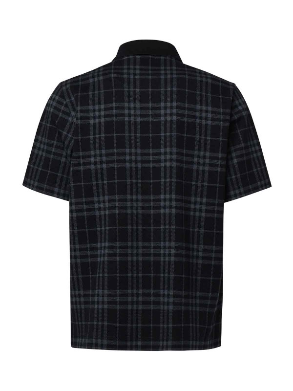 BURBERRY: polo shirts online - Stretch Cotton Blend Polo Shirt Check
