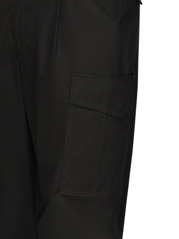 The Best Shops DOLCE & GABBANA: カジュアルトラウザー - カジュアルパンツ - 黒