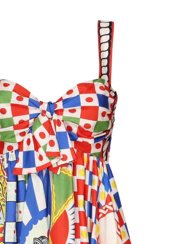 DOLCE & GABBANA: ニーレングスドレス online - 膝丈ドレス - ブルー