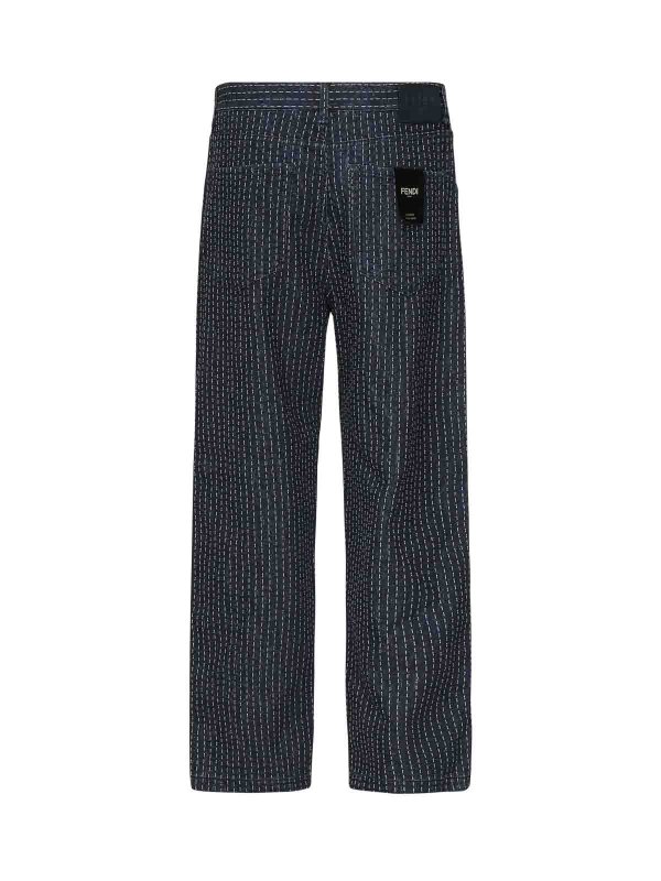 Denim 5 Pockets Allover shop online: FENDI