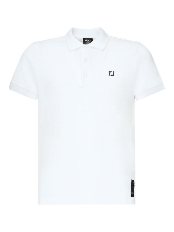 FENDI: polo shirts - Piquet Polo