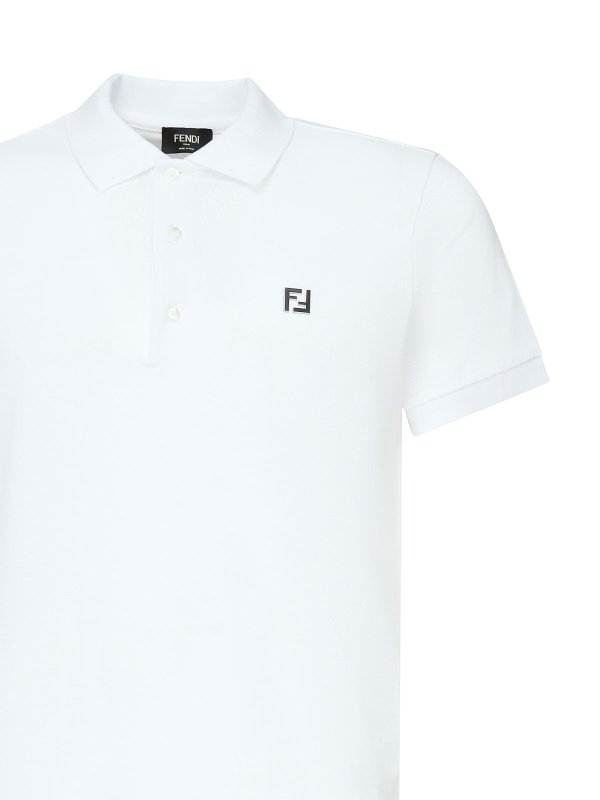 FENDI: polo shirts online - Piquet Polo