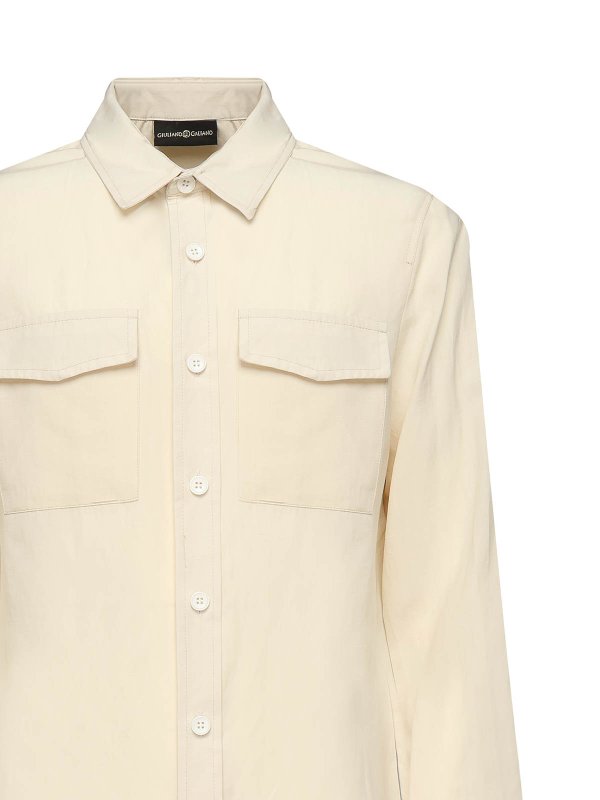 The Best Shops GIULIANO GALIANO: Hemden - Hemd - Beige