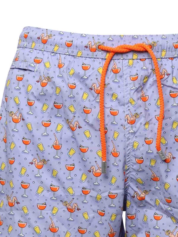 The Best Shops MC2 SAINT BARTH: Swim shorts & swimming trunks - Cocktail Print Swimsuit