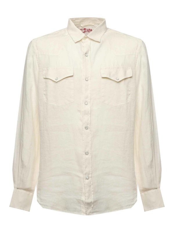 MC2 SAINT BARTH: shirts - Greg Linen Shirt