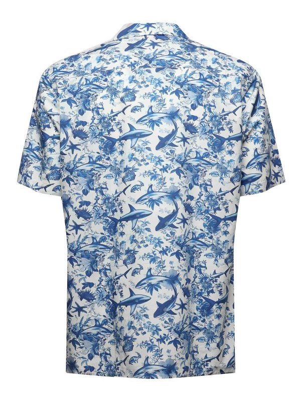 MC2 SAINT BARTH: shirts online - Kalea Shirt With Shark Print